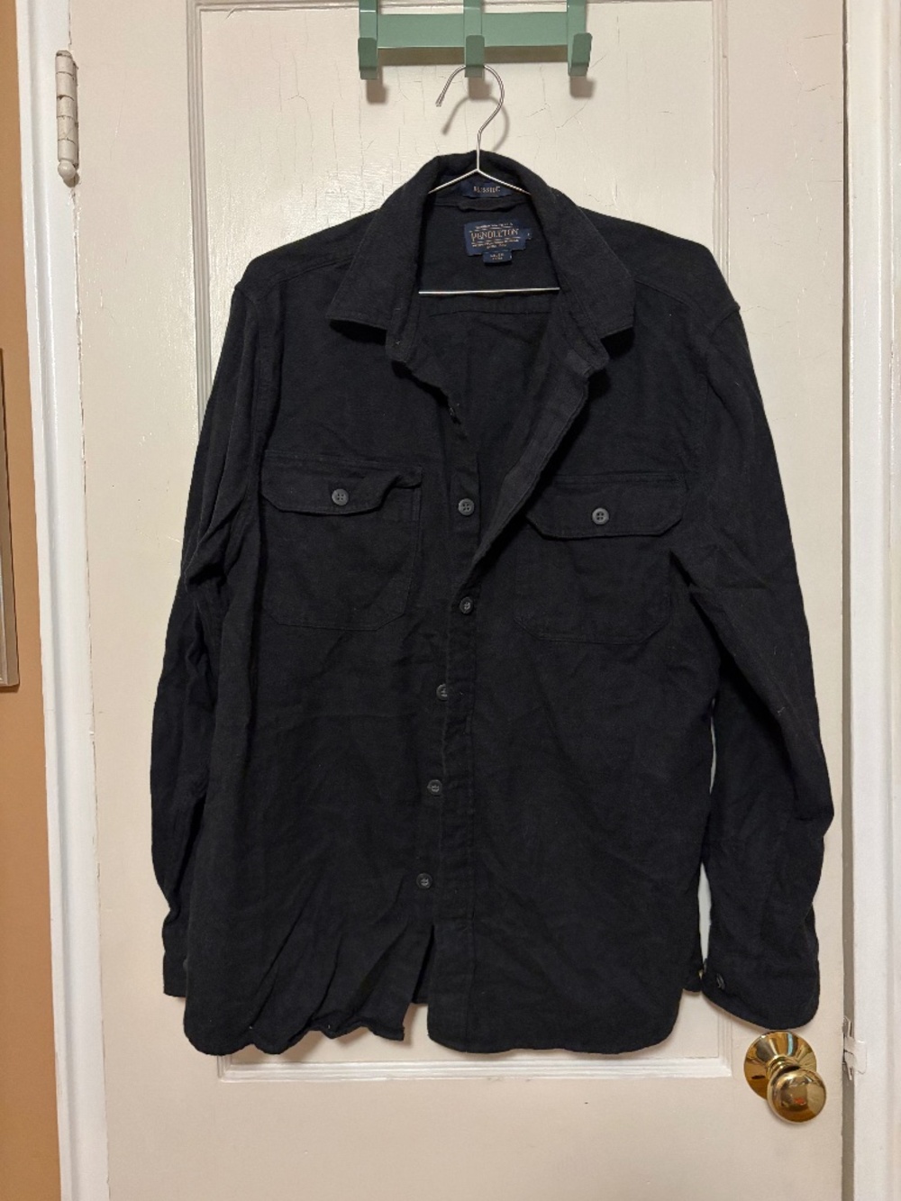 Pendleton wool shirt in charcoal grey